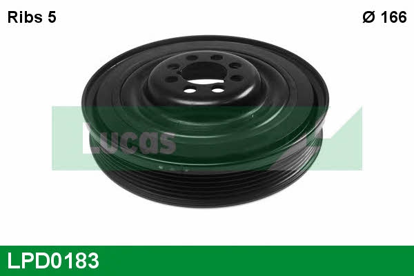 Lucas engine drive LPD0183 Pulley crankshaft LPD0183: Buy near me at 2407.PL in Poland at an Affordable price!