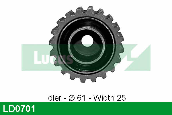 Lucas engine drive LD0701 Ролик ремня ГРМ LD0701: Отличная цена - Купить в Польше на 2407.PL!