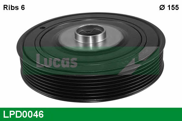 Lucas engine drive LPD0046 Шкив коленчатого вала LPD0046: Отличная цена - Купить в Польше на 2407.PL!