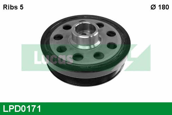 Lucas engine drive LPD0171 Pulley crankshaft LPD0171: Buy near me in Poland at 2407.PL - Good price!
