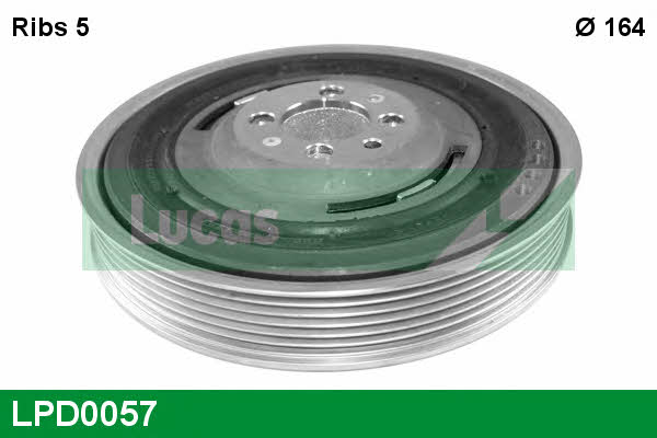 Lucas engine drive LPD0057 Pulley crankshaft LPD0057: Buy near me in Poland at 2407.PL - Good price!