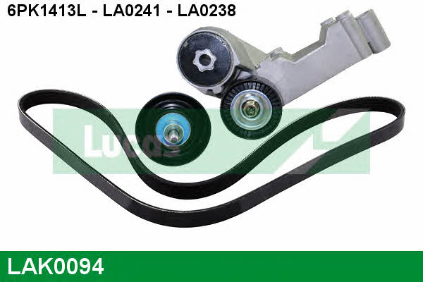  LAK0094 Drive belt kit LAK0094: Buy near me in Poland at 2407.PL - Good price!
