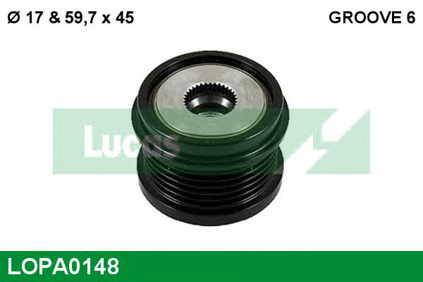 Lucas engine drive LOPA0148 Муфта обгонная генератора LOPA0148: Отличная цена - Купить в Польше на 2407.PL!