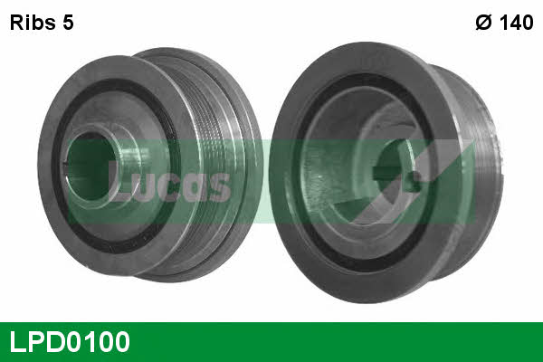 Lucas engine drive LPD0100 Pulley crankshaft LPD0100: Buy near me in Poland at 2407.PL - Good price!