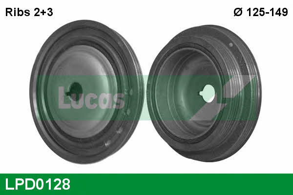 Lucas engine drive LPD0128 Pulley crankshaft LPD0128: Buy near me in Poland at 2407.PL - Good price!