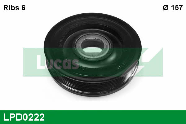 Lucas engine drive LPD0222 Pulley crankshaft LPD0222: Buy near me in Poland at 2407.PL - Good price!