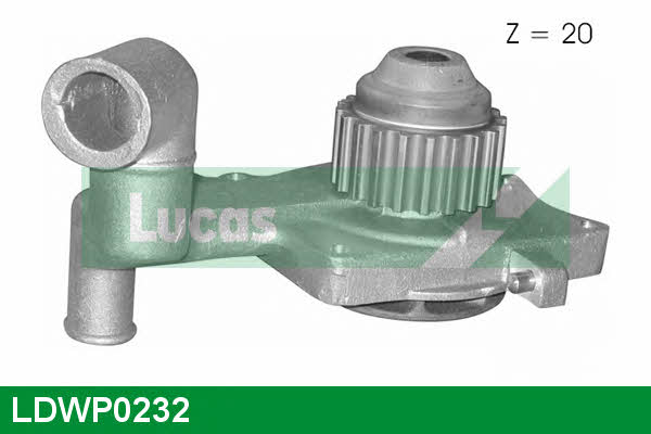 Lucas engine drive LDWP0232 Water pump LDWP0232: Buy near me in Poland at 2407.PL - Good price!