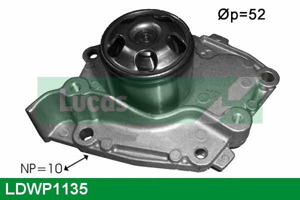 Lucas engine drive LDWP1135 Water pump LDWP1135: Buy near me in Poland at 2407.PL - Good price!