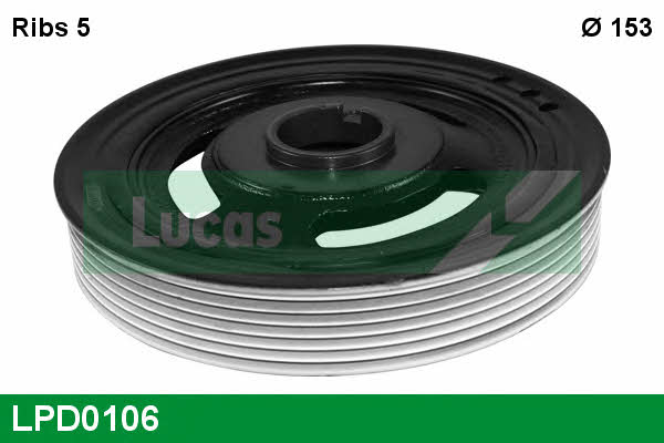 Lucas engine drive LPD0106 Pulley crankshaft LPD0106: Buy near me at 2407.PL in Poland at an Affordable price!