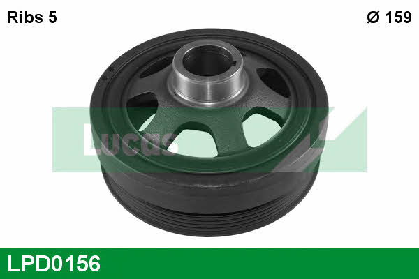 Lucas engine drive LPD0156 Pulley crankshaft LPD0156: Buy near me in Poland at 2407.PL - Good price!