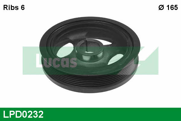 Lucas engine drive LPD0232 Шкив коленчатого вала LPD0232: Отличная цена - Купить в Польше на 2407.PL!