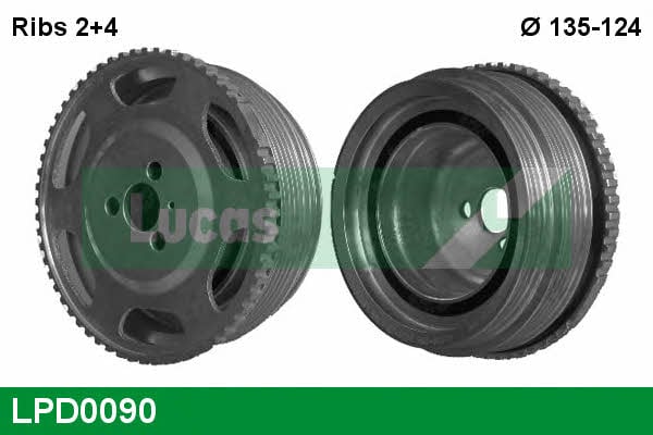 Lucas engine drive LPD0090 Pulley crankshaft LPD0090: Buy near me in Poland at 2407.PL - Good price!