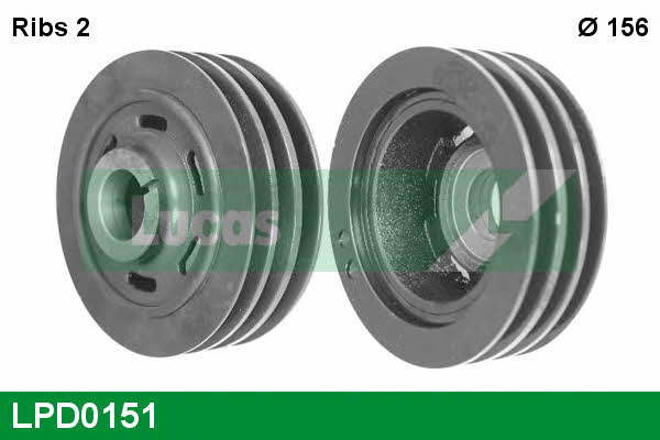 Lucas engine drive LPD0151 Pulley crankshaft LPD0151: Buy near me in Poland at 2407.PL - Good price!