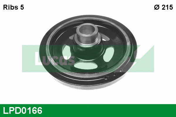 Lucas engine drive LPD0166 Pulley crankshaft LPD0166: Buy near me at 2407.PL in Poland at an Affordable price!