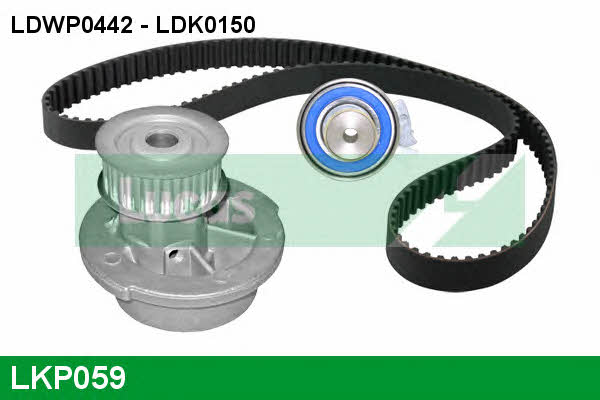 Lucas engine drive LKP059 TIMING BELT KIT WITH WATER PUMP LKP059: Buy near me in Poland at 2407.PL - Good price!