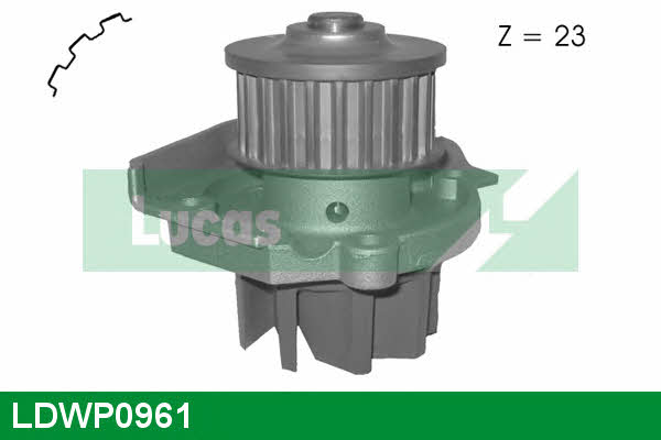 Lucas engine drive LDWP0961 Water pump LDWP0961: Buy near me in Poland at 2407.PL - Good price!