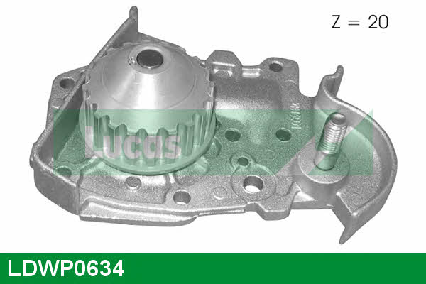 Lucas engine drive LDWP0634 Water pump LDWP0634: Buy near me in Poland at 2407.PL - Good price!