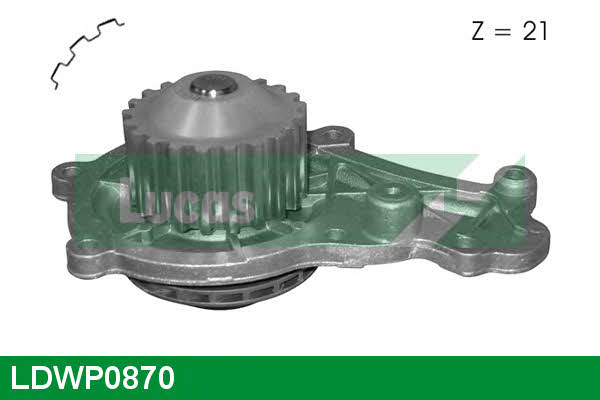 Lucas engine drive LDWP0870 Water pump LDWP0870: Buy near me in Poland at 2407.PL - Good price!