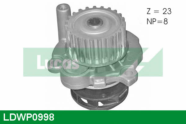 Lucas engine drive LDWP0998 Water pump LDWP0998: Buy near me in Poland at 2407.PL - Good price!
