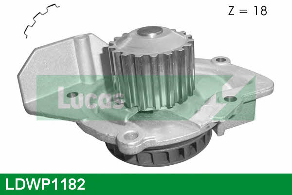 Lucas engine drive LDWP1182 Water pump LDWP1182: Buy near me in Poland at 2407.PL - Good price!