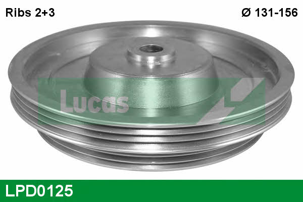 Lucas engine drive LPD0125 Шкив коленчатого вала LPD0125: Отличная цена - Купить в Польше на 2407.PL!