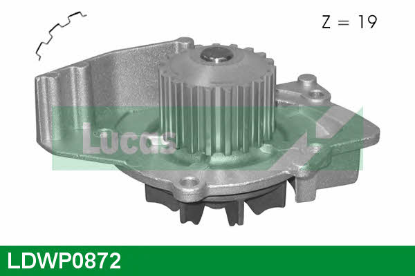 Lucas engine drive LDWP0872 Water pump LDWP0872: Buy near me in Poland at 2407.PL - Good price!
