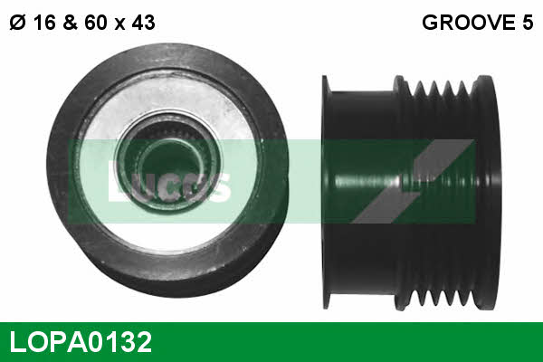 Lucas engine drive LOPA0132 Sprzęgło alternatora LOPA0132: Dobra cena w Polsce na 2407.PL - Kup Teraz!