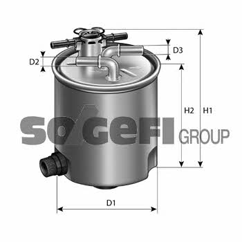P.b.r. AG-6136 Fuel filter AG6136: Buy near me in Poland at 2407.PL - Good price!