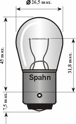 Spahn gluhlampen 6010 Glow bulb P21W 6V 21W 6010: Buy near me in Poland at 2407.PL - Good price!