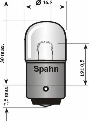 Spahn gluhlampen 2525L Glow bulb R5W 12V 5W 2525L: Buy near me at 2407.PL in Poland at an Affordable price!