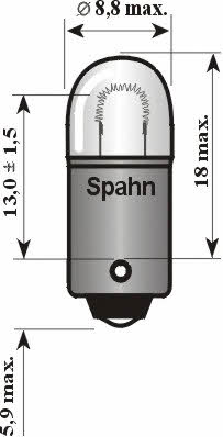 Spahn gluhlampen 2503 Glow bulb T3W 12V 3W 2503: Buy near me in Poland at 2407.PL - Good price!
