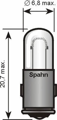 Spahn gluhlampen 4602 Glow bulb 24V 2W BA7s 4602: Buy near me in Poland at 2407.PL - Good price!