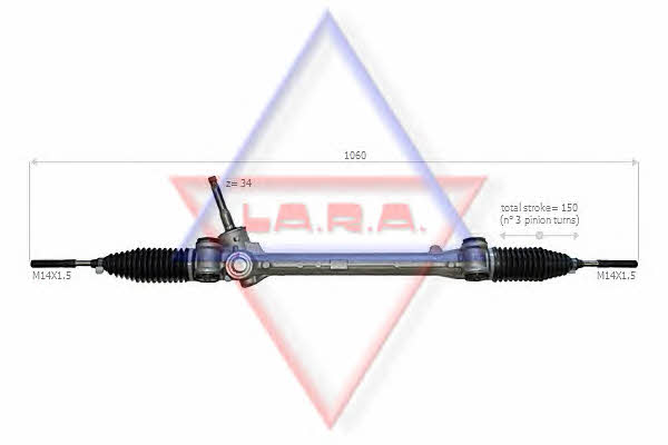 LA.R.A. 370006 Steering Gear 370006: Buy near me in Poland at 2407.PL - Good price!