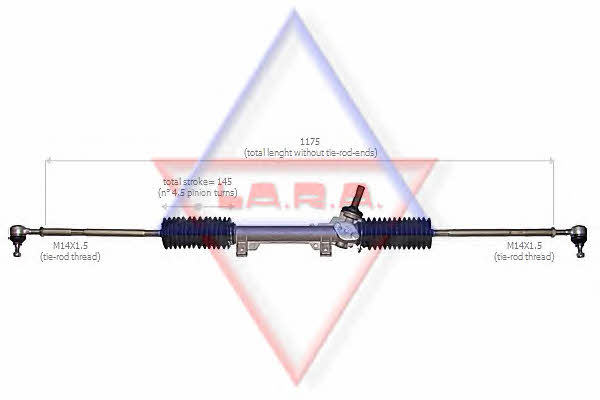 LA.R.A. 160511 Steering Gear 160511: Buy near me in Poland at 2407.PL - Good price!