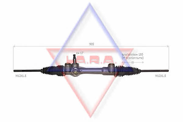 LA.R.A. 190032 Steering Gear 190032: Buy near me in Poland at 2407.PL - Good price!
