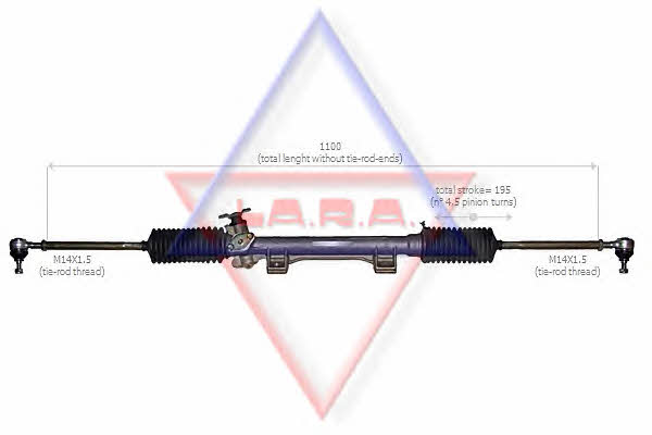 LA.R.A. 300026 Steering Gear 300026: Buy near me in Poland at 2407.PL - Good price!