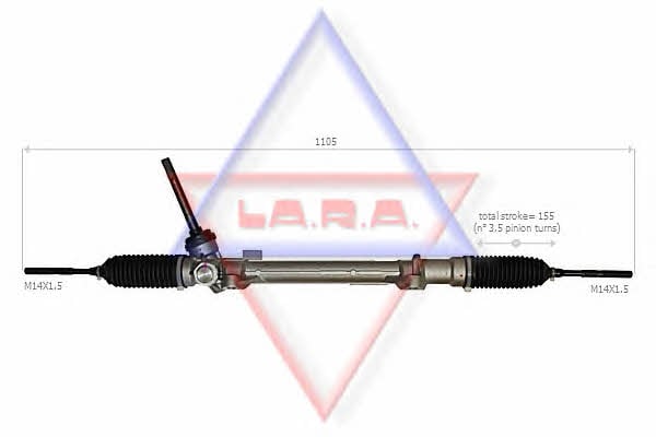 LA.R.A. 280007 Steering Gear 280007: Buy near me in Poland at 2407.PL - Good price!