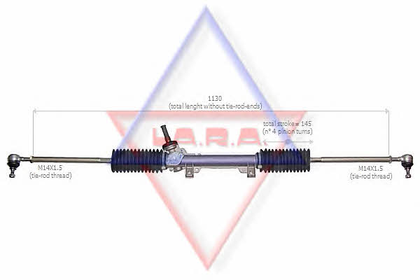 LA.R.A. 300013 Steering Gear 300013: Buy near me in Poland at 2407.PL - Good price!