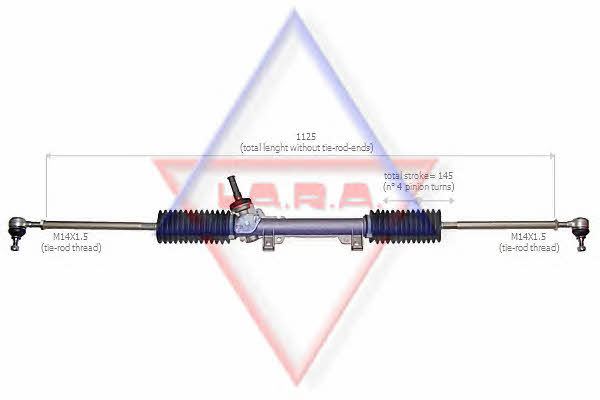 LA.R.A. 300015 Steering Gear 300015: Buy near me in Poland at 2407.PL - Good price!