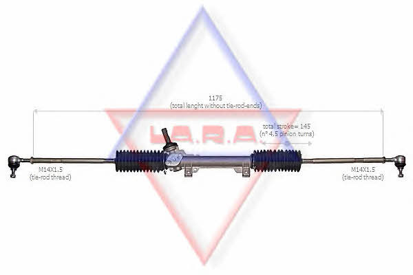 LA.R.A. 160011 Steering Gear 160011: Buy near me in Poland at 2407.PL - Good price!