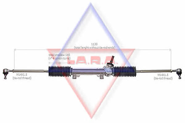 LA.R.A. 300513 Steering Gear 300513: Buy near me in Poland at 2407.PL - Good price!