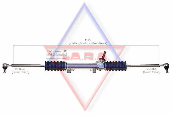 LA.R.A. 300515 Steering Gear 300515: Buy near me in Poland at 2407.PL - Good price!