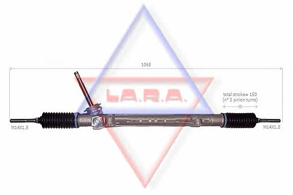 LA.R.A. 310038 Steering Gear 310038: Buy near me in Poland at 2407.PL - Good price!