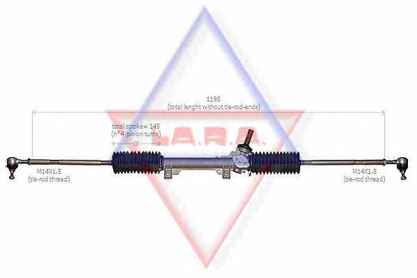 LA.R.A. 300517 Steering Gear 300517: Buy near me in Poland at 2407.PL - Good price!