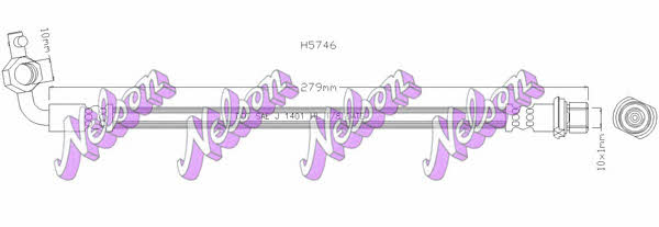 Brovex-Nelson H5746 Тормозной шланг H5746: Отличная цена - Купить в Польше на 2407.PL!