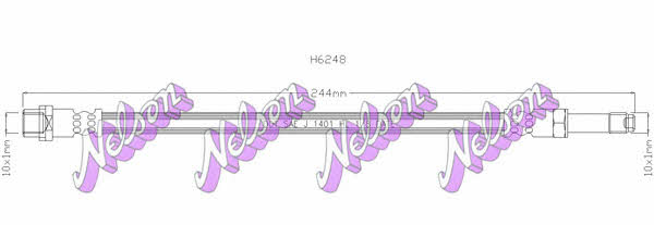 Brovex-Nelson H6248 Bremsschlauch H6248: Kaufen Sie zu einem guten Preis in Polen bei 2407.PL!