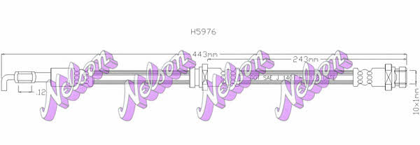 Brovex-Nelson H5976 Bremsschlauch H5976: Kaufen Sie zu einem guten Preis in Polen bei 2407.PL!