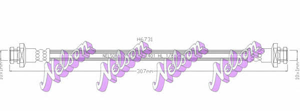 Brovex-Nelson H6731 Bremsschlauch H6731: Kaufen Sie zu einem guten Preis in Polen bei 2407.PL!