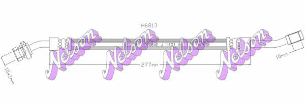 Brovex-Nelson H6813 Brake Hose H6813: Buy near me in Poland at 2407.PL - Good price!