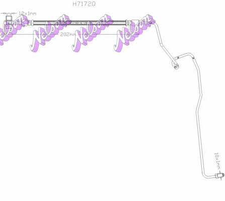 Brovex-Nelson H7172Q Przewód hamulcowy elastyczny H7172Q: Dobra cena w Polsce na 2407.PL - Kup Teraz!
